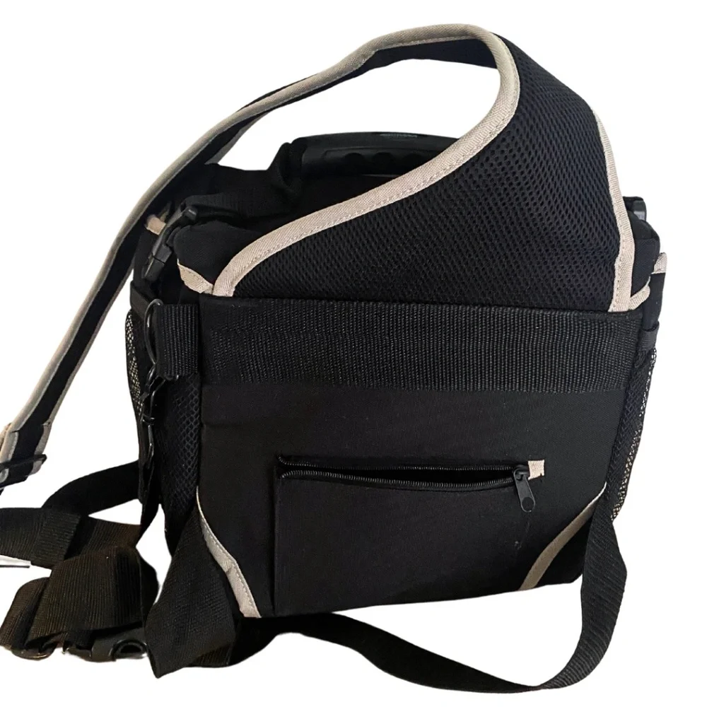Adorama Camera Slinger Travel Bag Canvas with Reflective Details [Black]